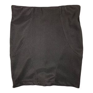 FCNY Short Stretch Skirt Womens Large Bottoms Black A-Line Party Cocktail Zipper